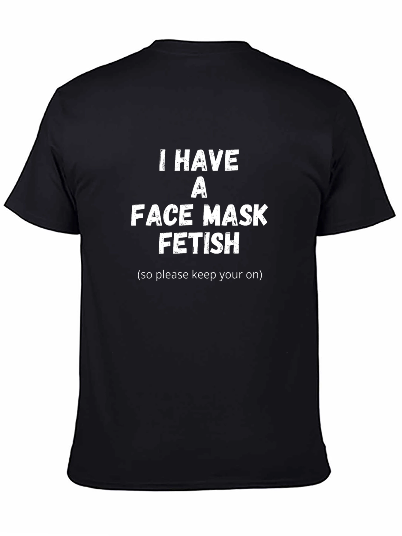 Funny Face Mask Fetish T-Shirt Novelty