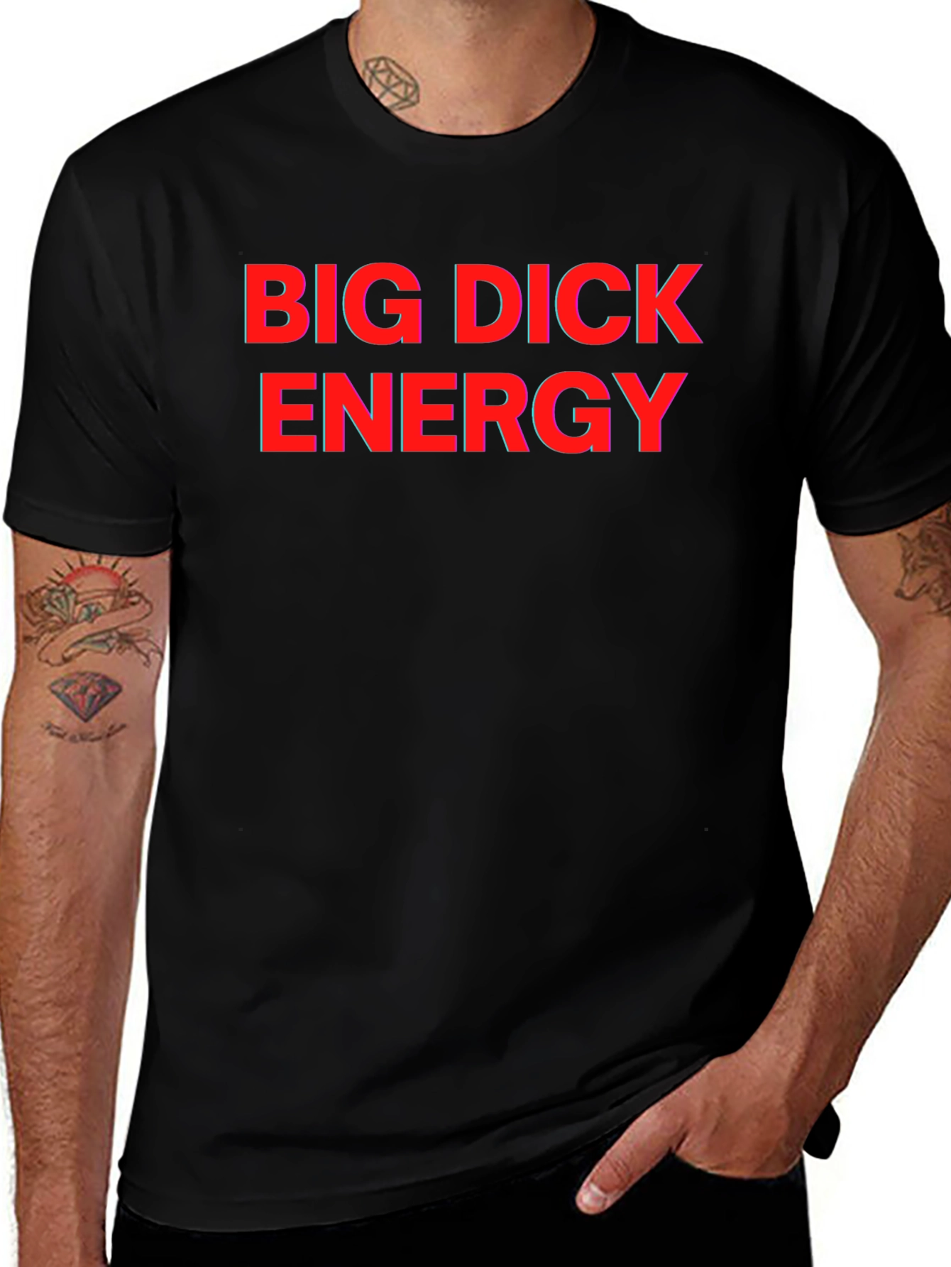 Bold Black Tee: Big Dick Energy