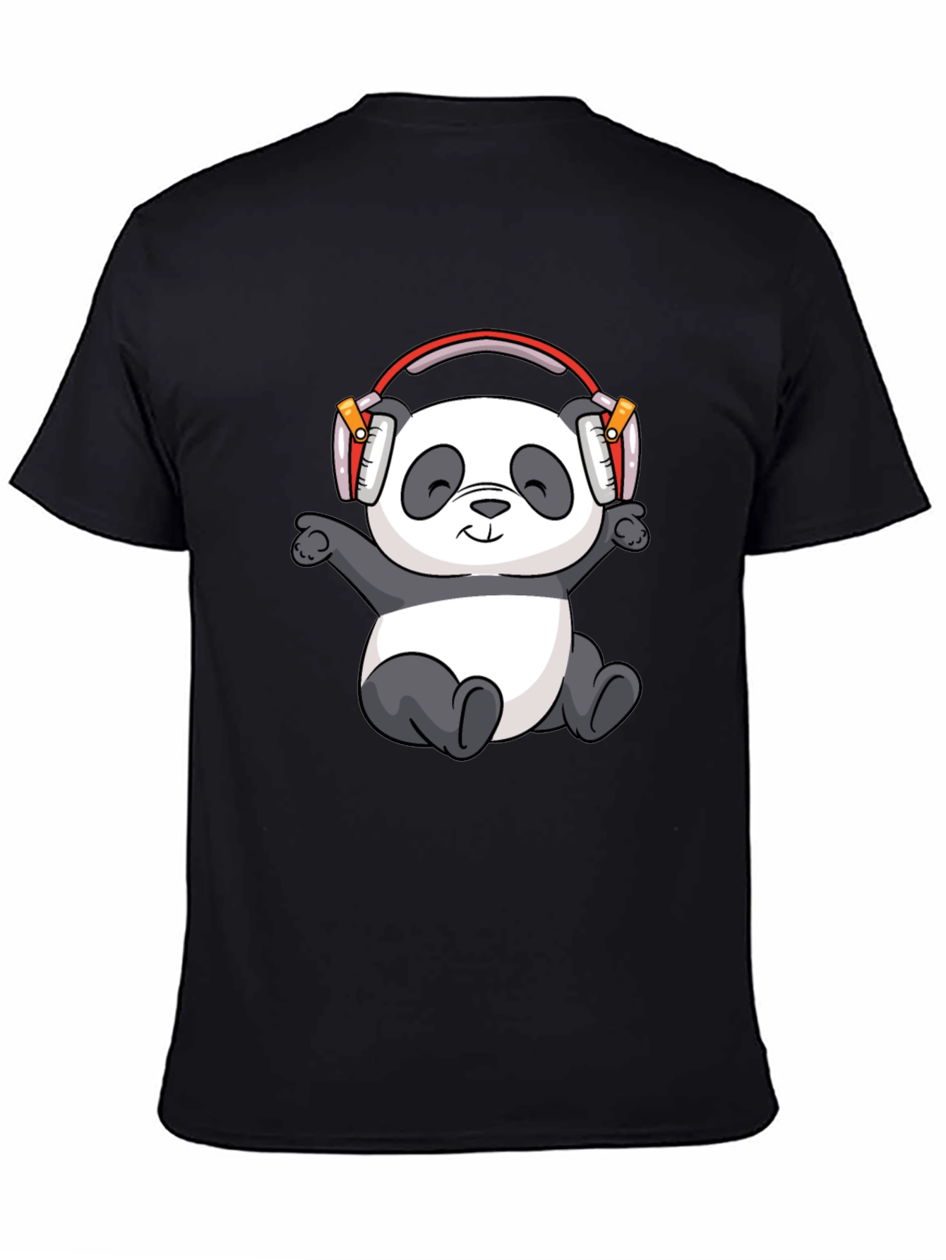 Panda Headphones Graphic Tee