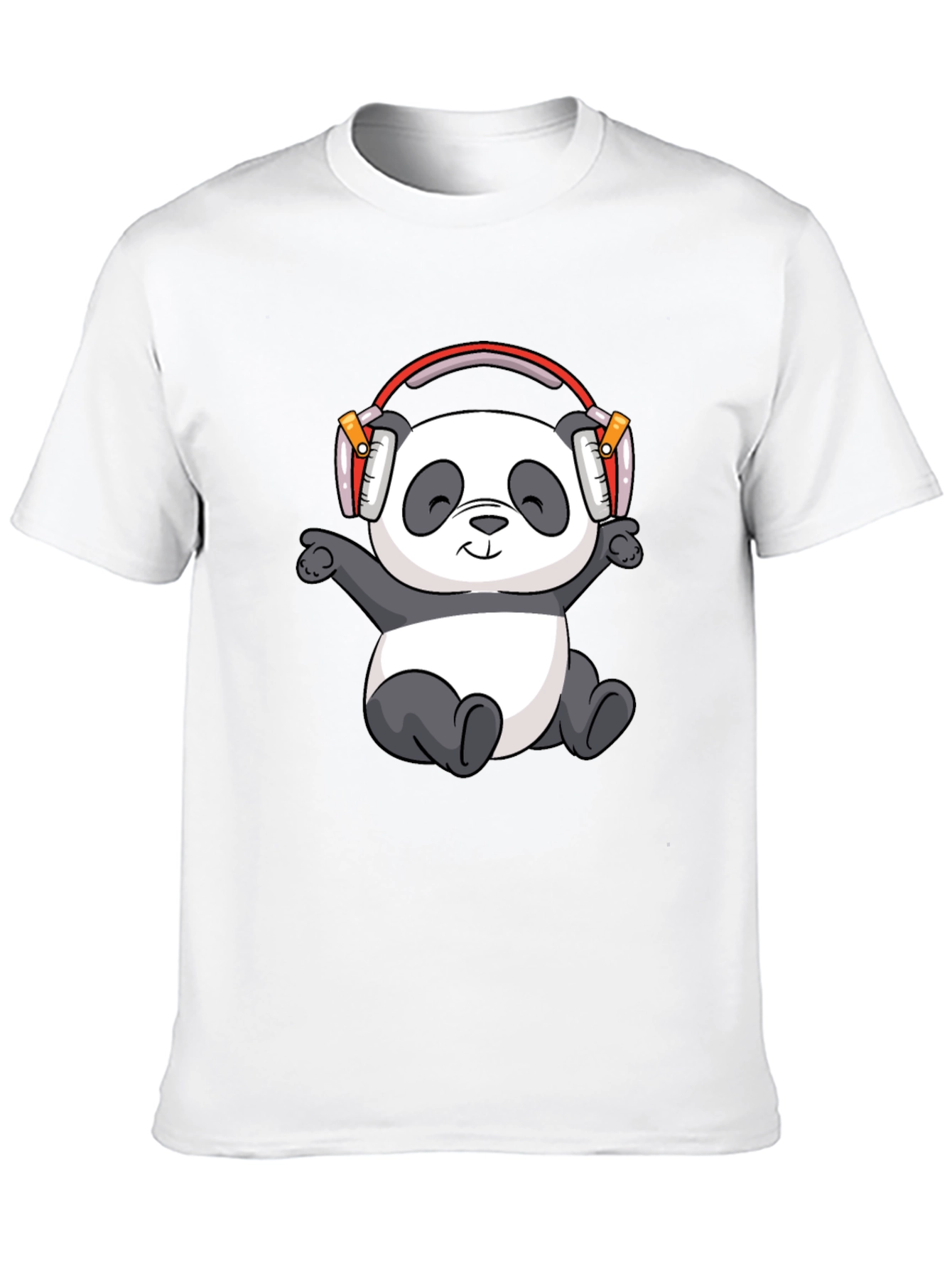 Panda Headphones Graphic Tee