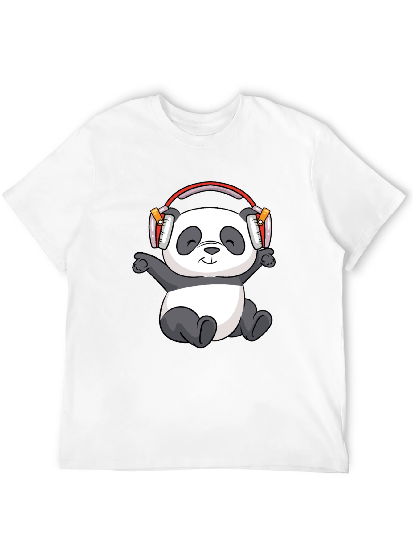 Panda Headphones Graphic Tee