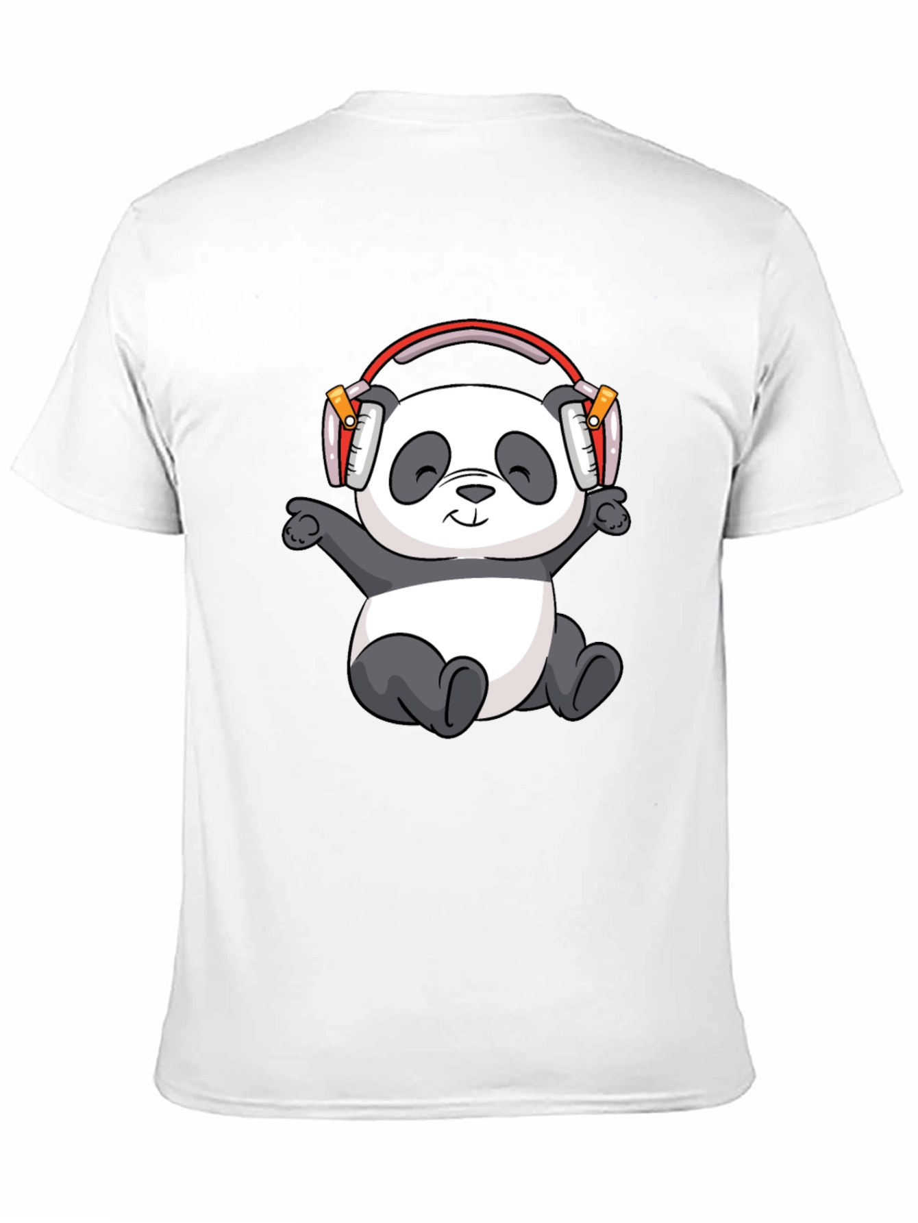 Panda Headphones Graphic Tee