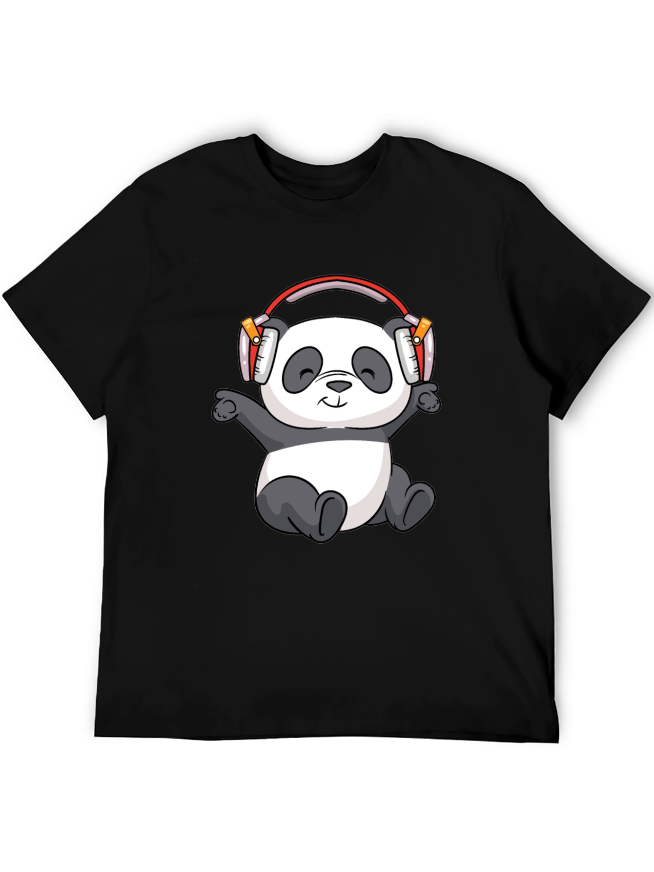 Panda Headphones Graphic Tee