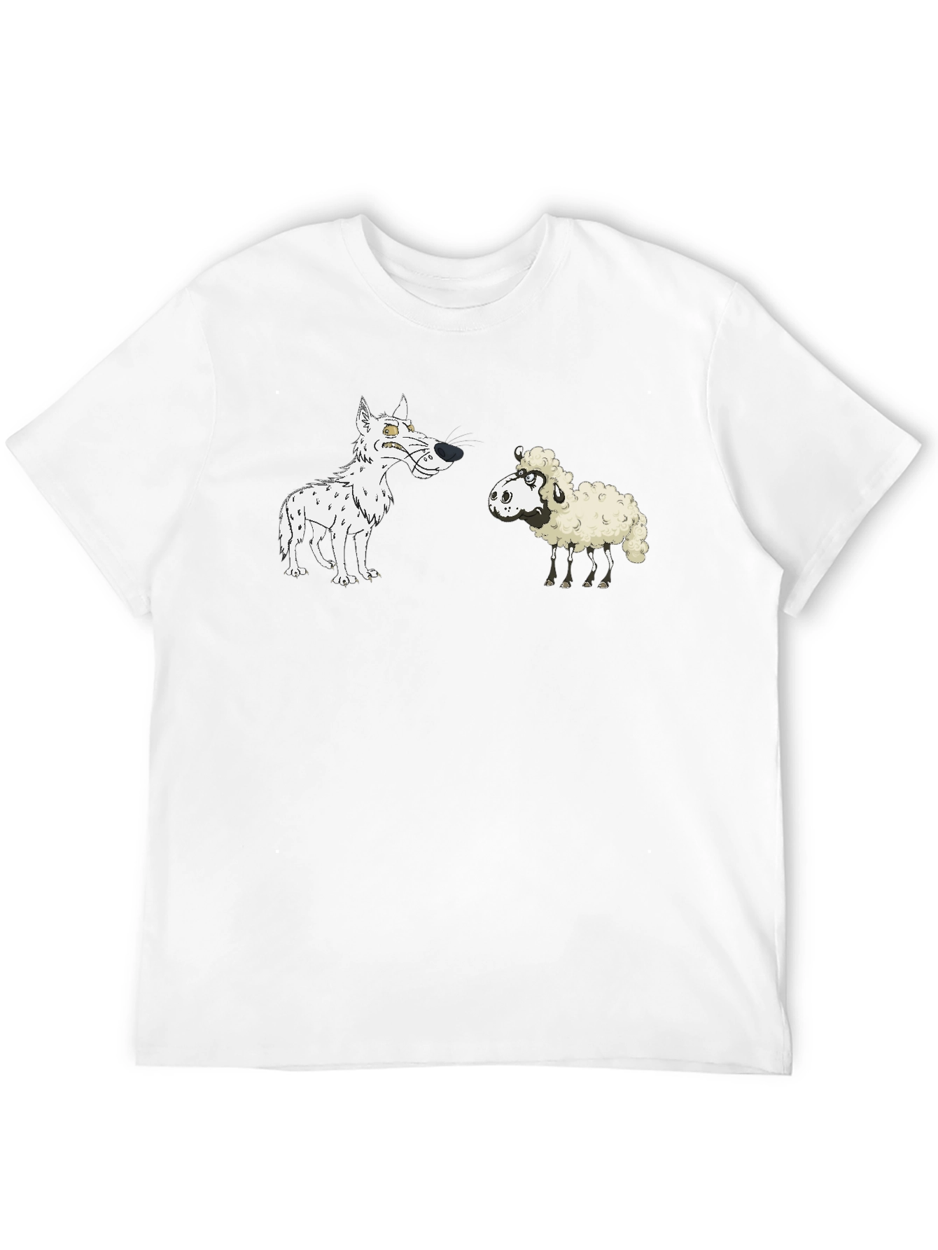Wolf and Sheep Graphic T-Shirt