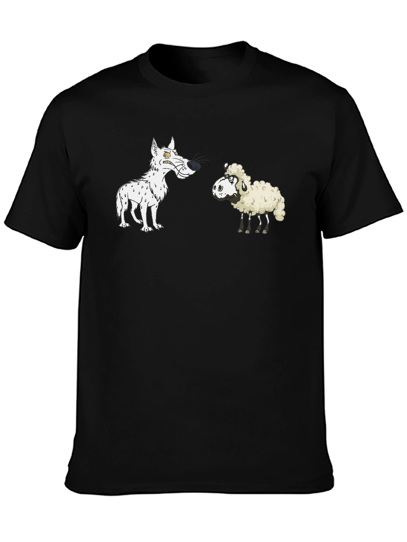 Wolf and Sheep Graphic T-Shirt