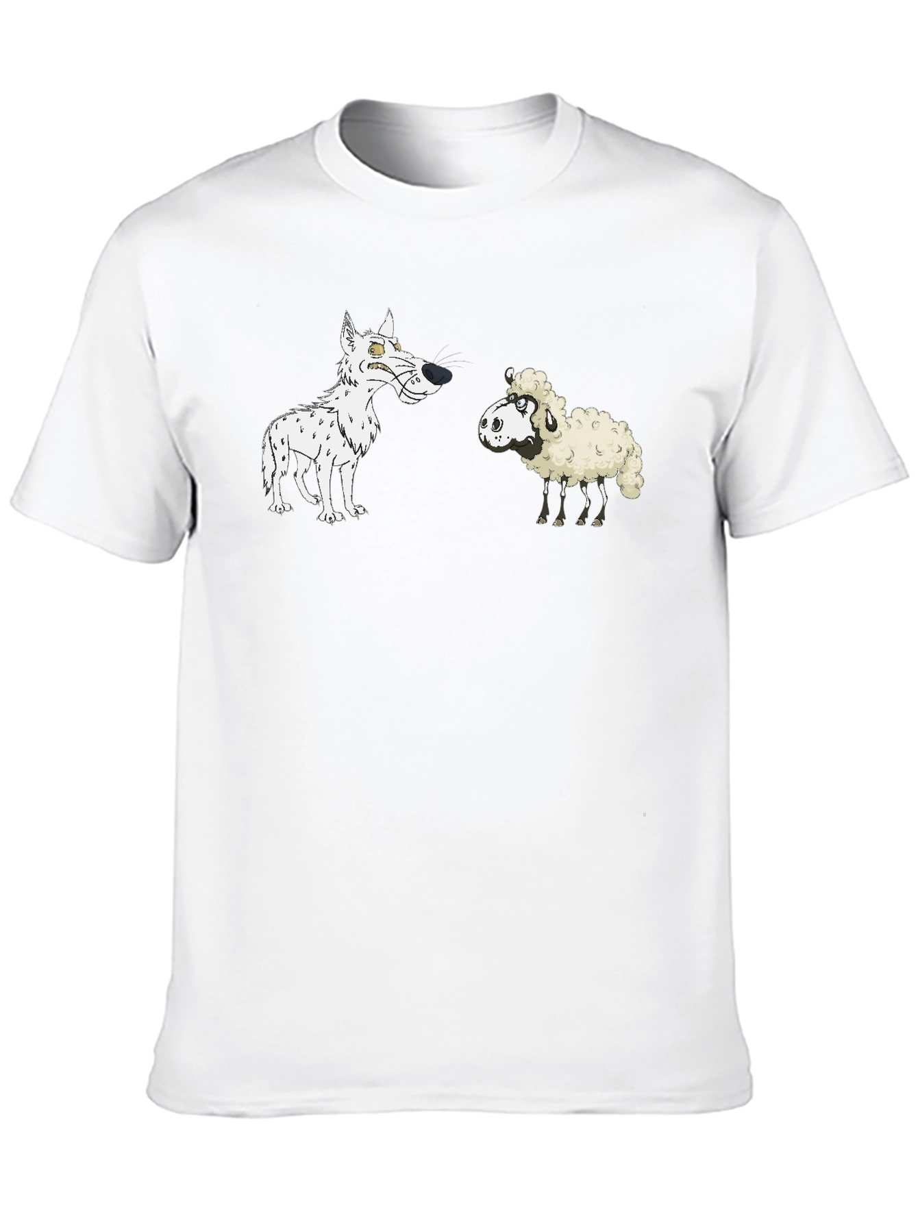 Wolf and Sheep Graphic T-Shirt