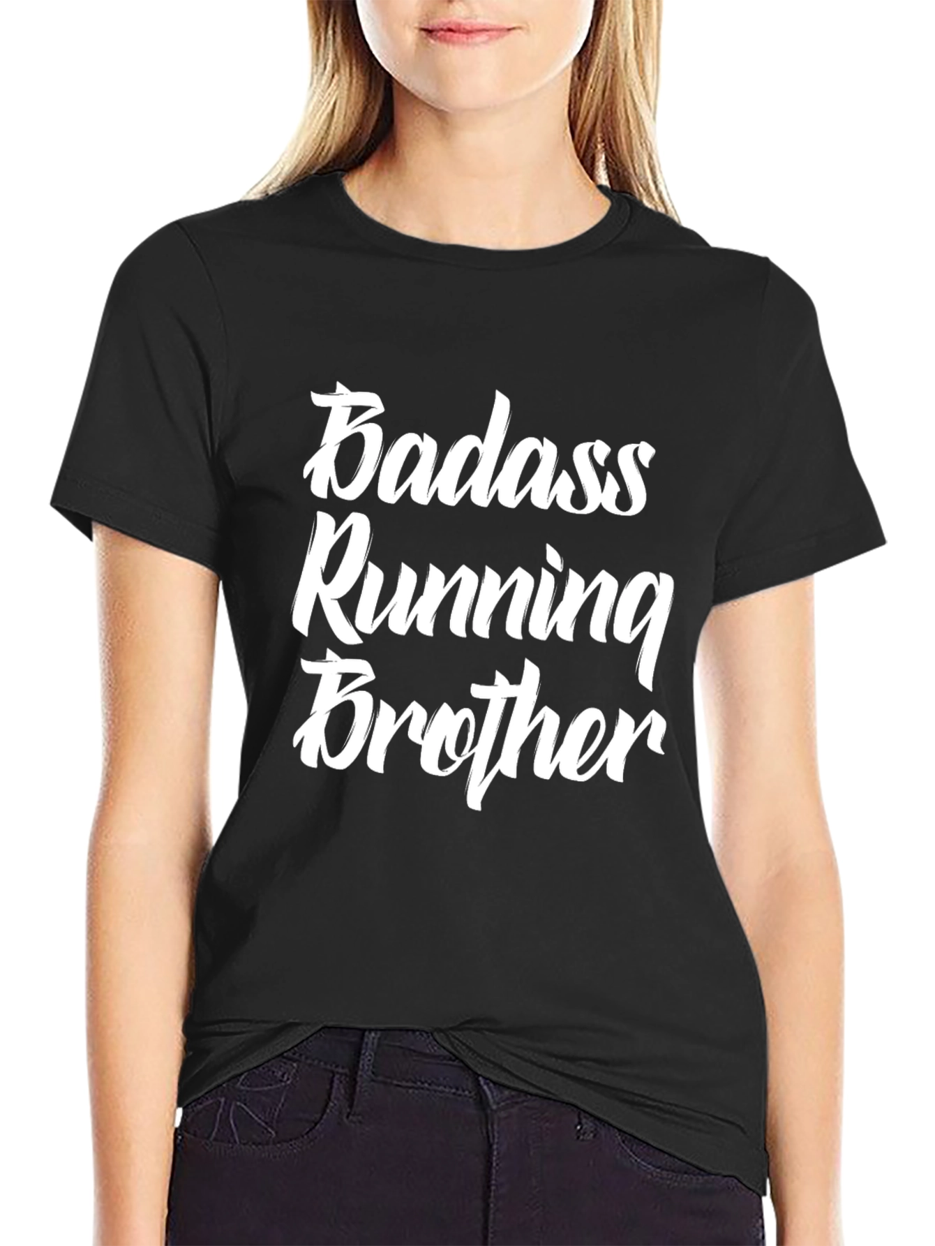 Badass Running Brother Graphic Tee
