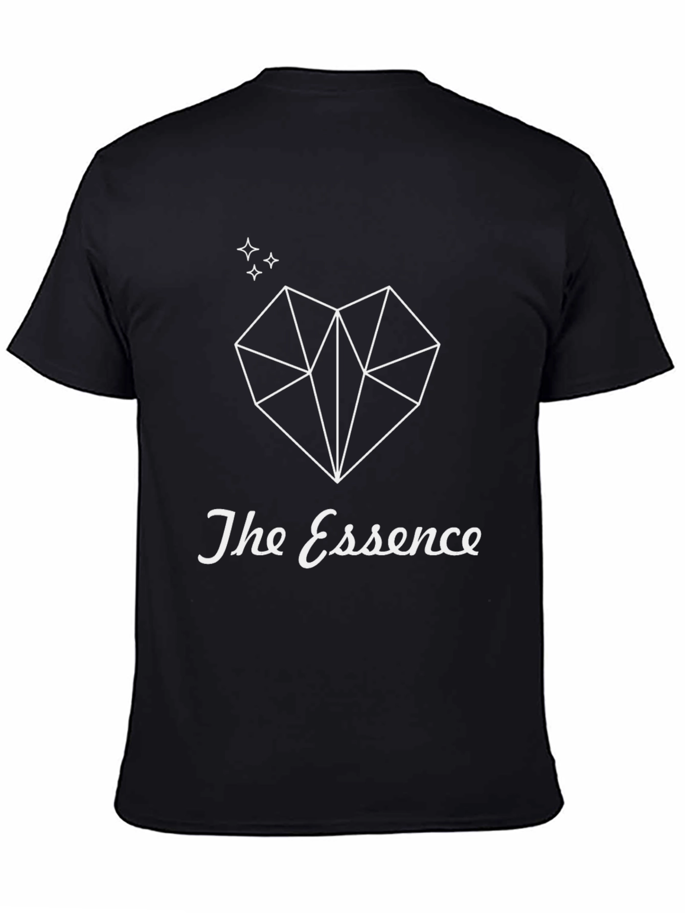 Geometric Heart Graphic Tee - The Essence