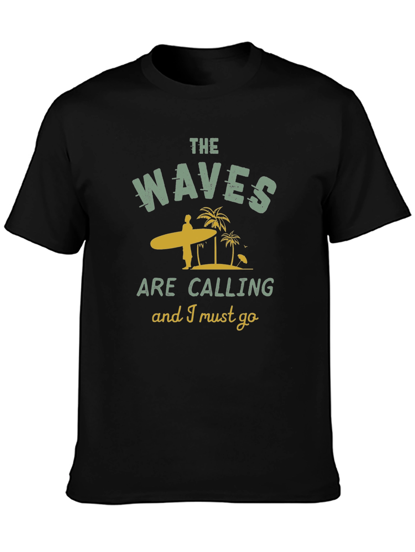 The Waves Are Calling Graphic T-Shirt