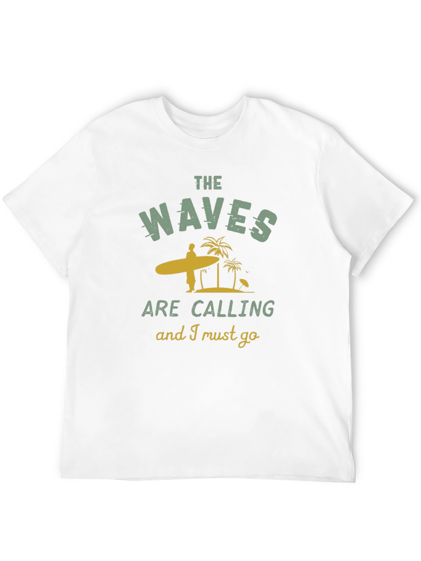 The Waves Are Calling Graphic T-Shirt
