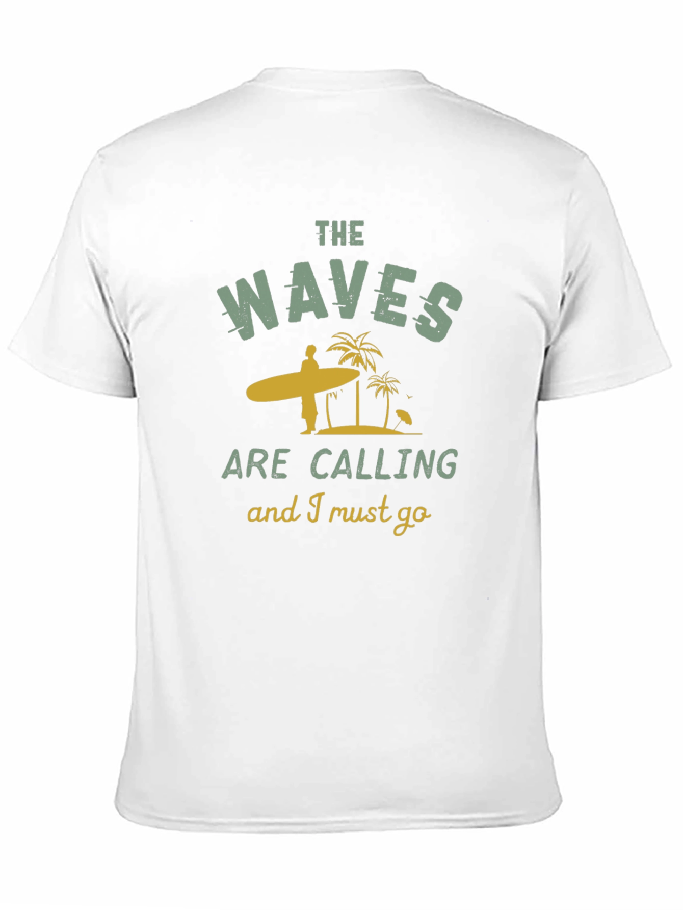The Waves Are Calling Graphic T-Shirt