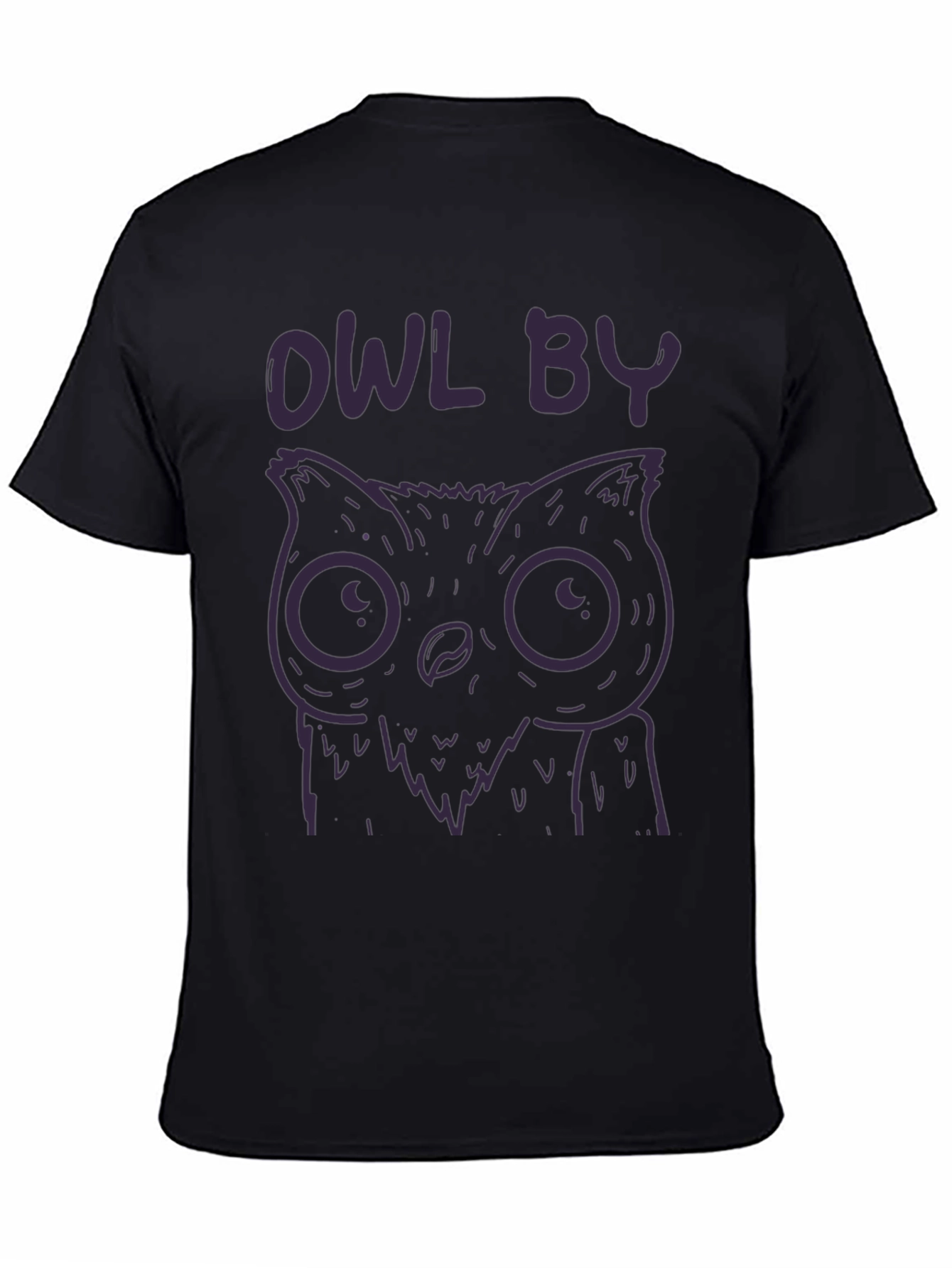 Owl By T-Shirt - Cute Cartoon Design