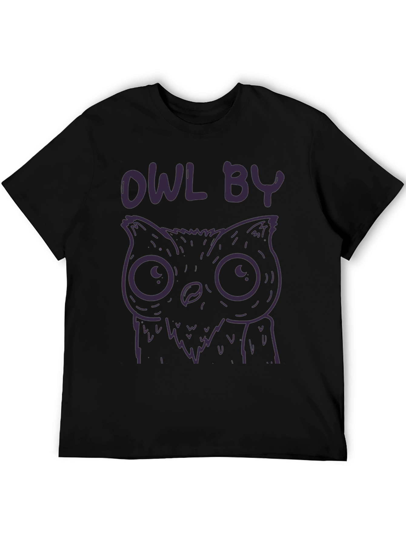 Owl By T-Shirt - Cute Cartoon Design