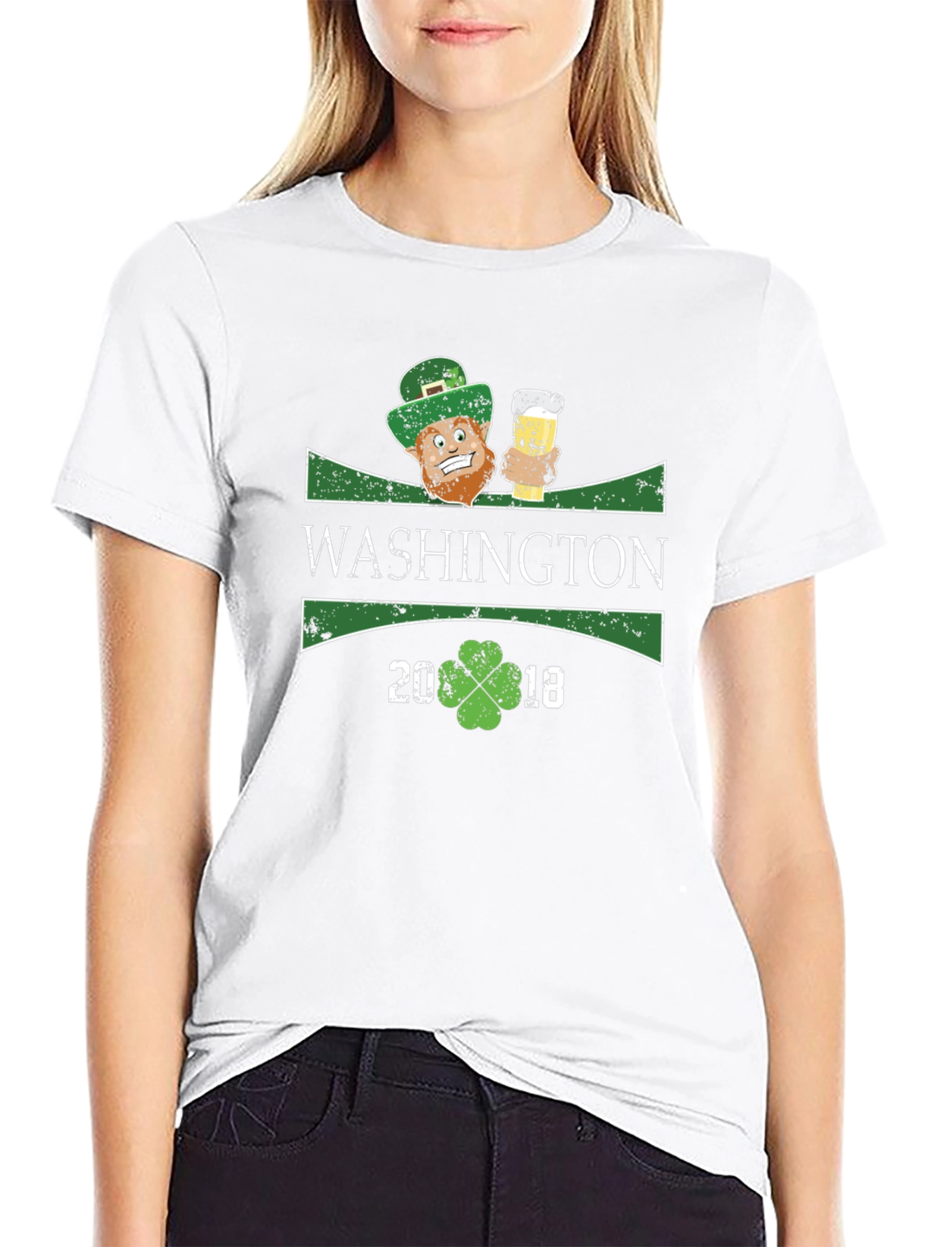 Washington St. Patricks Day Graphic Tee