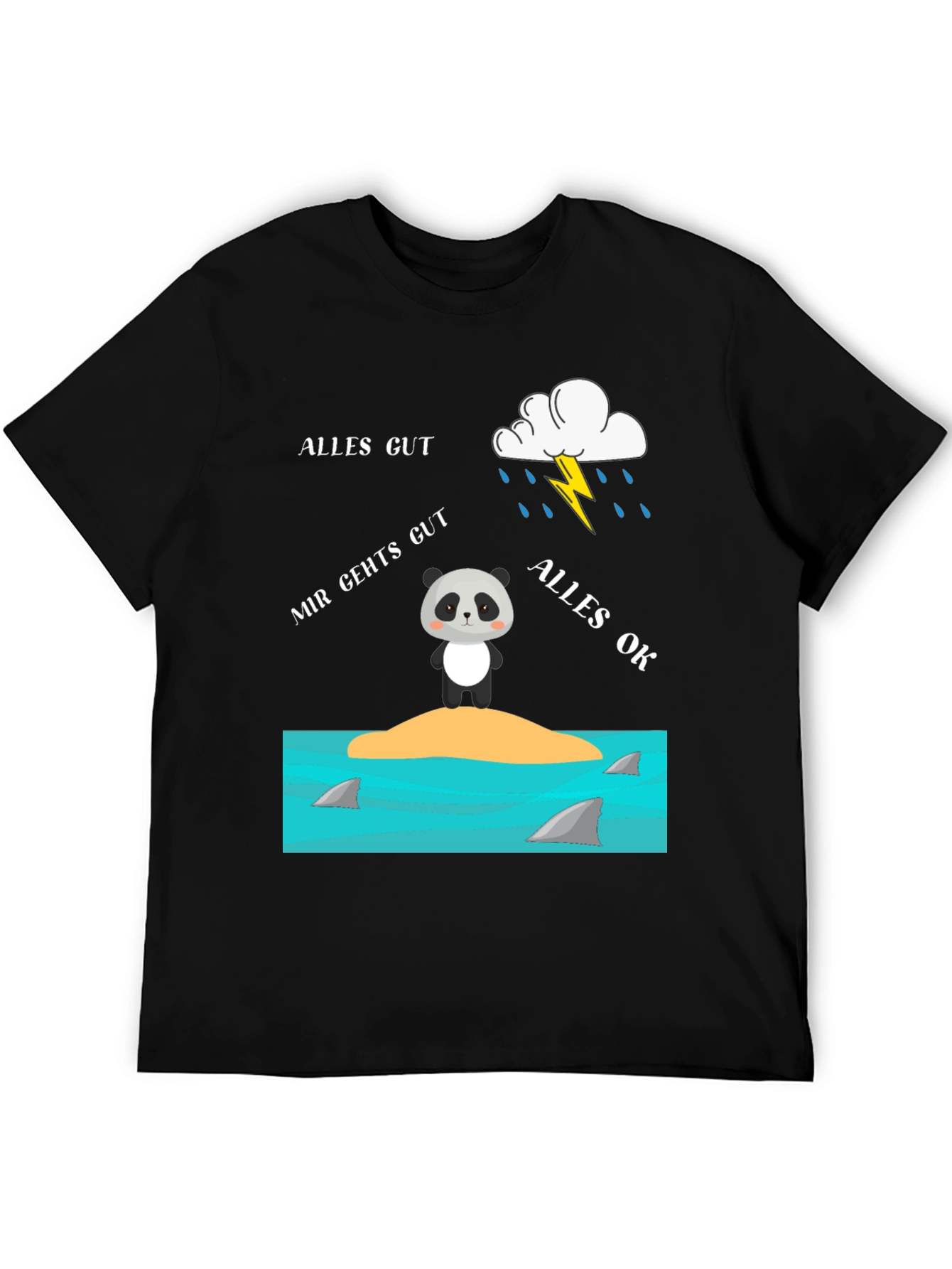 Everythings OK Panda T-Shirt