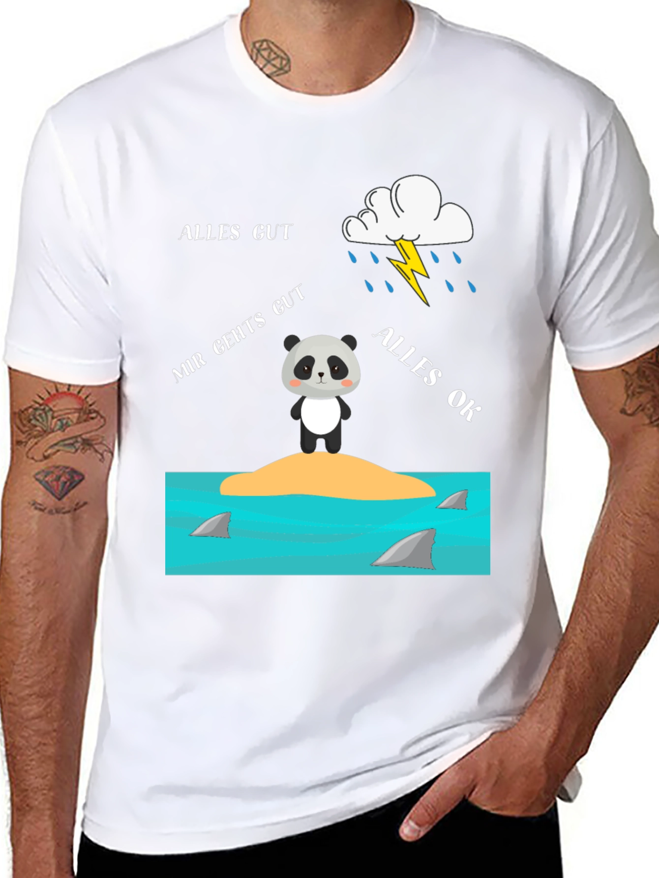 Everythings OK Panda T-Shirt