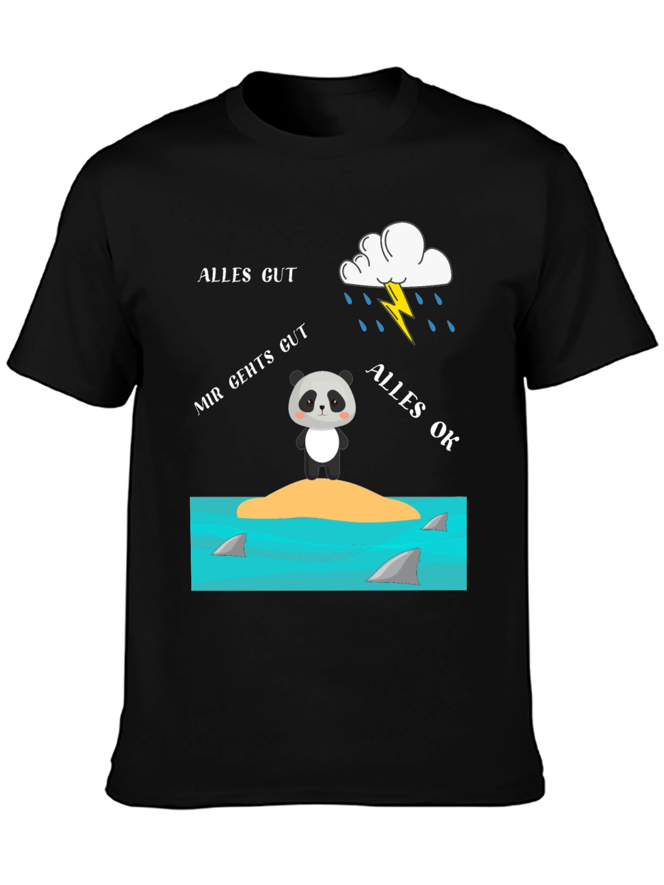 Everythings OK Panda T-Shirt