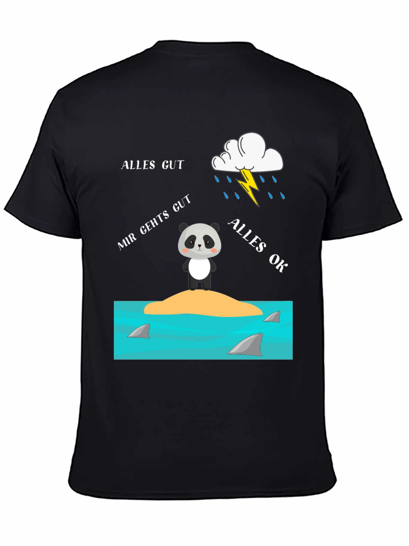 Everythings OK Panda T-Shirt