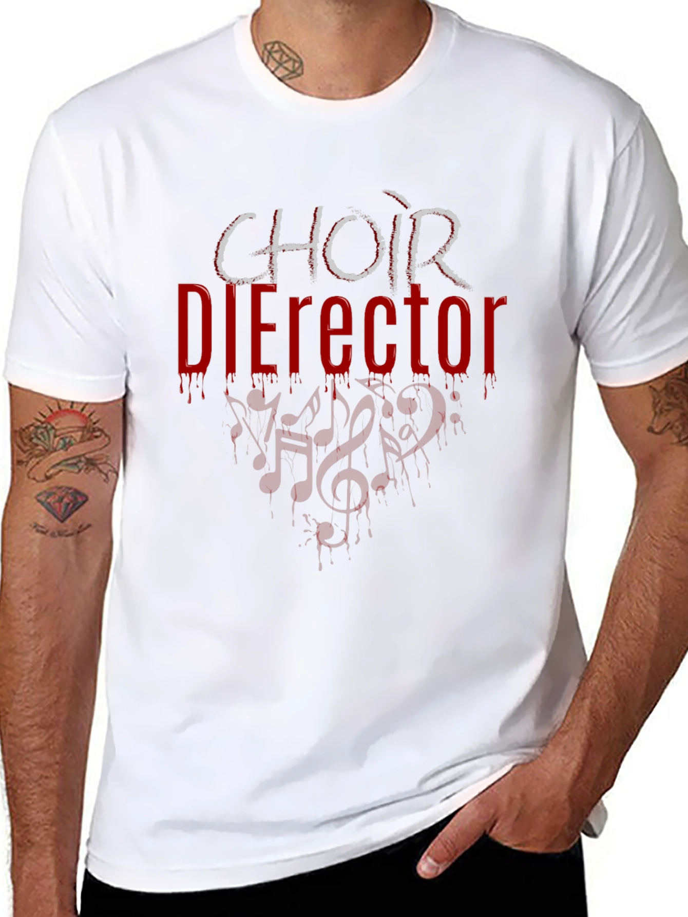 Choir Director Graphic Tee - Black