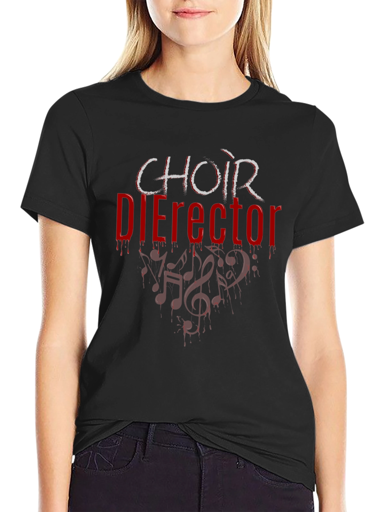 Choir Director Graphic Tee - Black