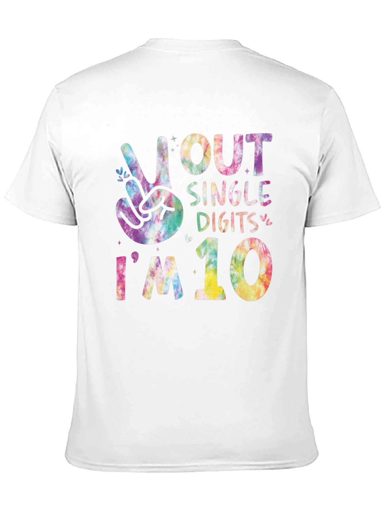 Peace Out Single Digits Im 10 T-Shirt