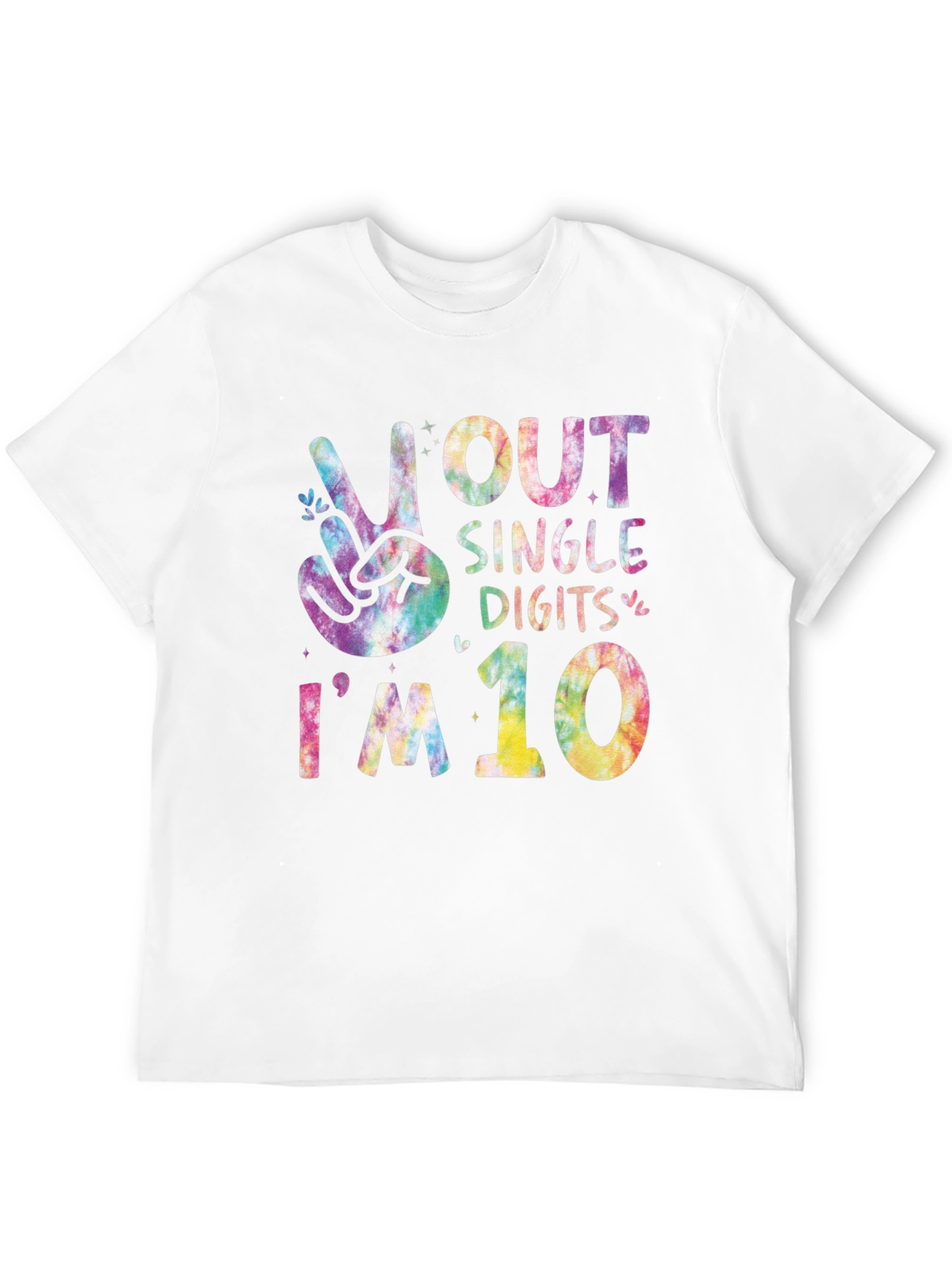 Peace Out Single Digits Im 10 T-Shirt