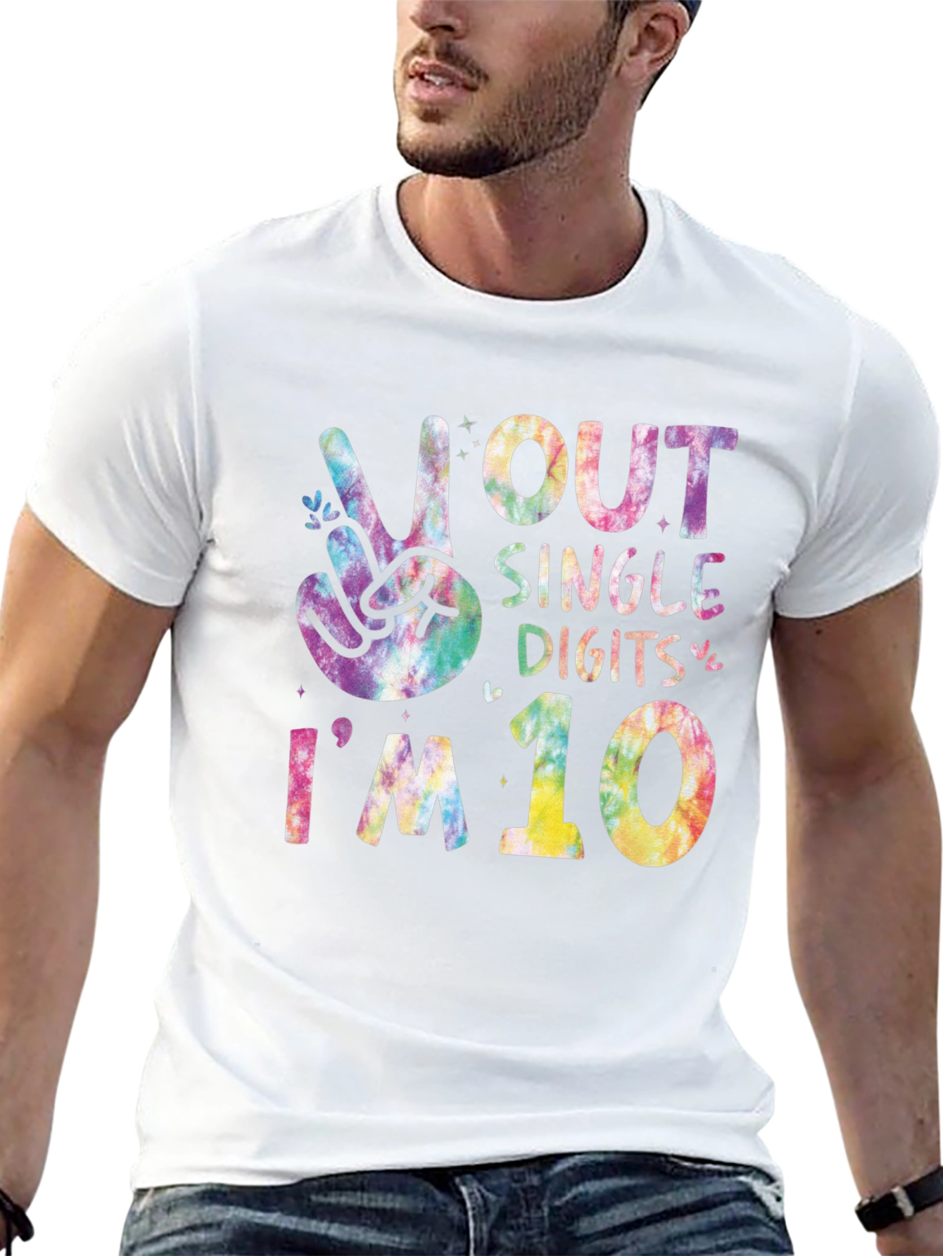 Peace Out Single Digits Im 10 T-Shirt