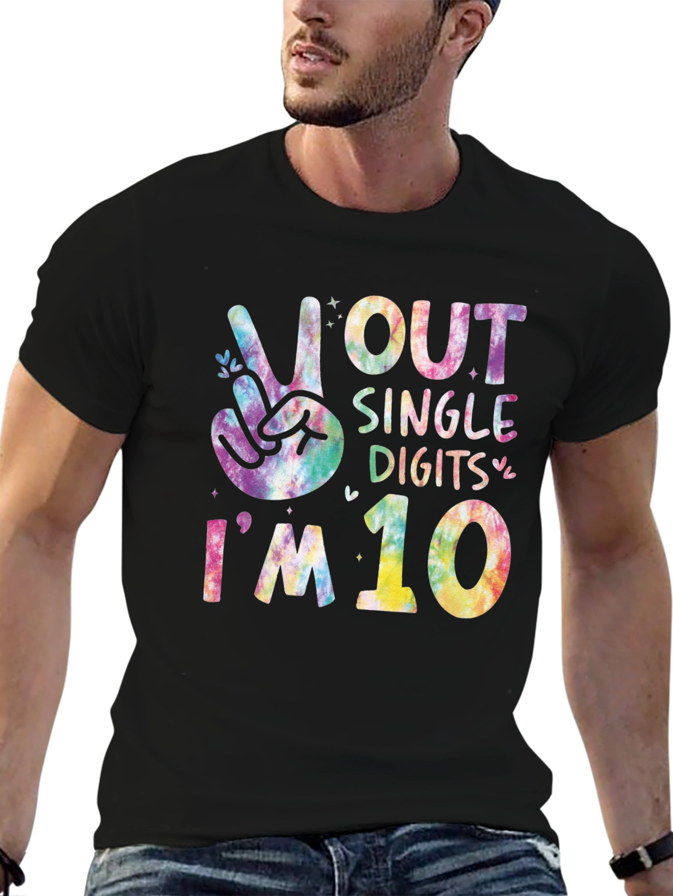 Peace Out Single Digits Im 10 T-Shirt