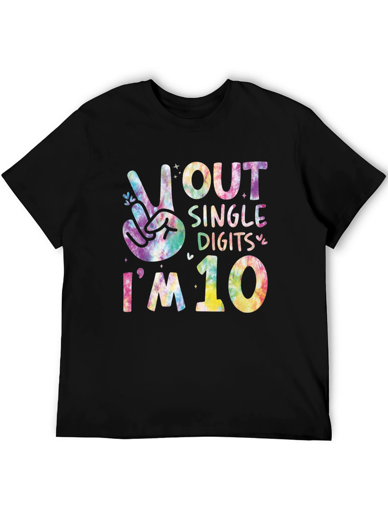 Peace Out Single Digits Im 10 T-Shirt