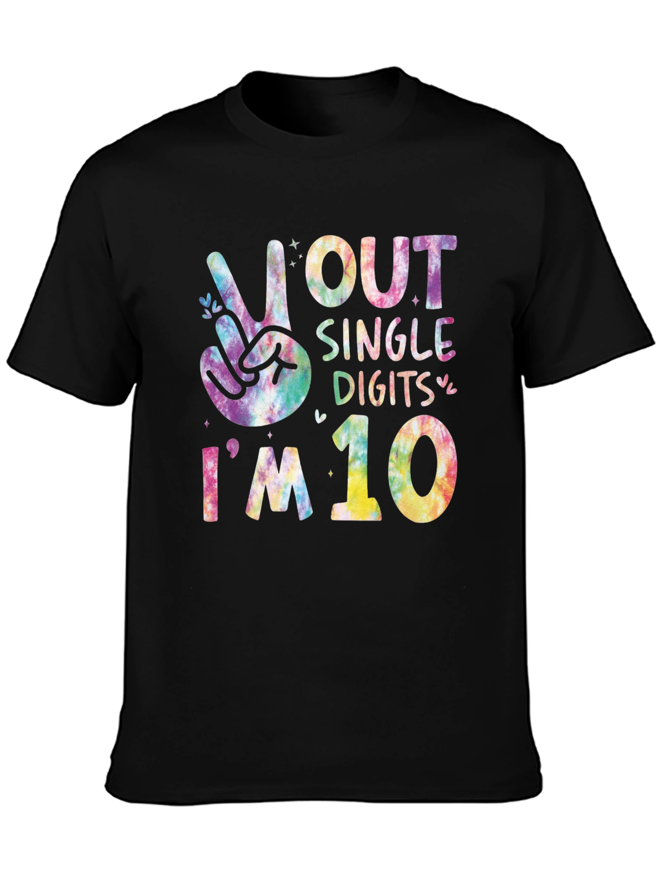 Peace Out Single Digits Im 10 T-Shirt