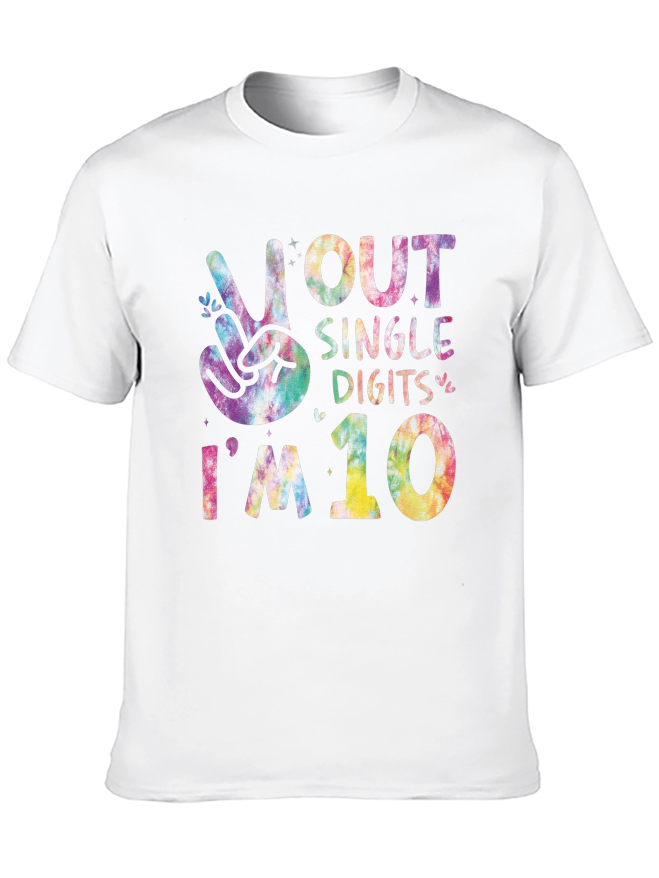 Peace Out Single Digits Im 10 T-Shirt
