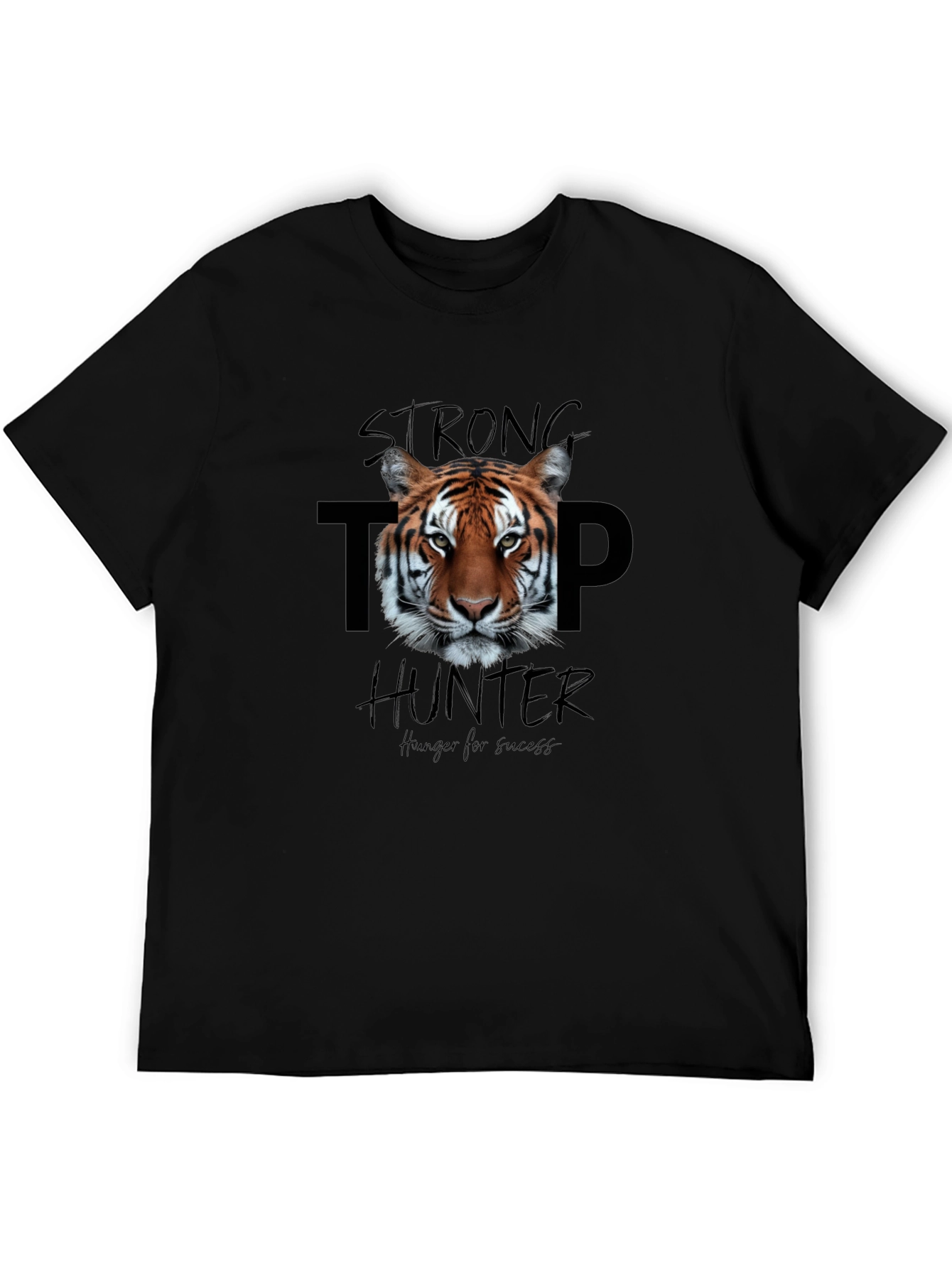 Strong Top Hunter Tiger Graphic T-Shirt