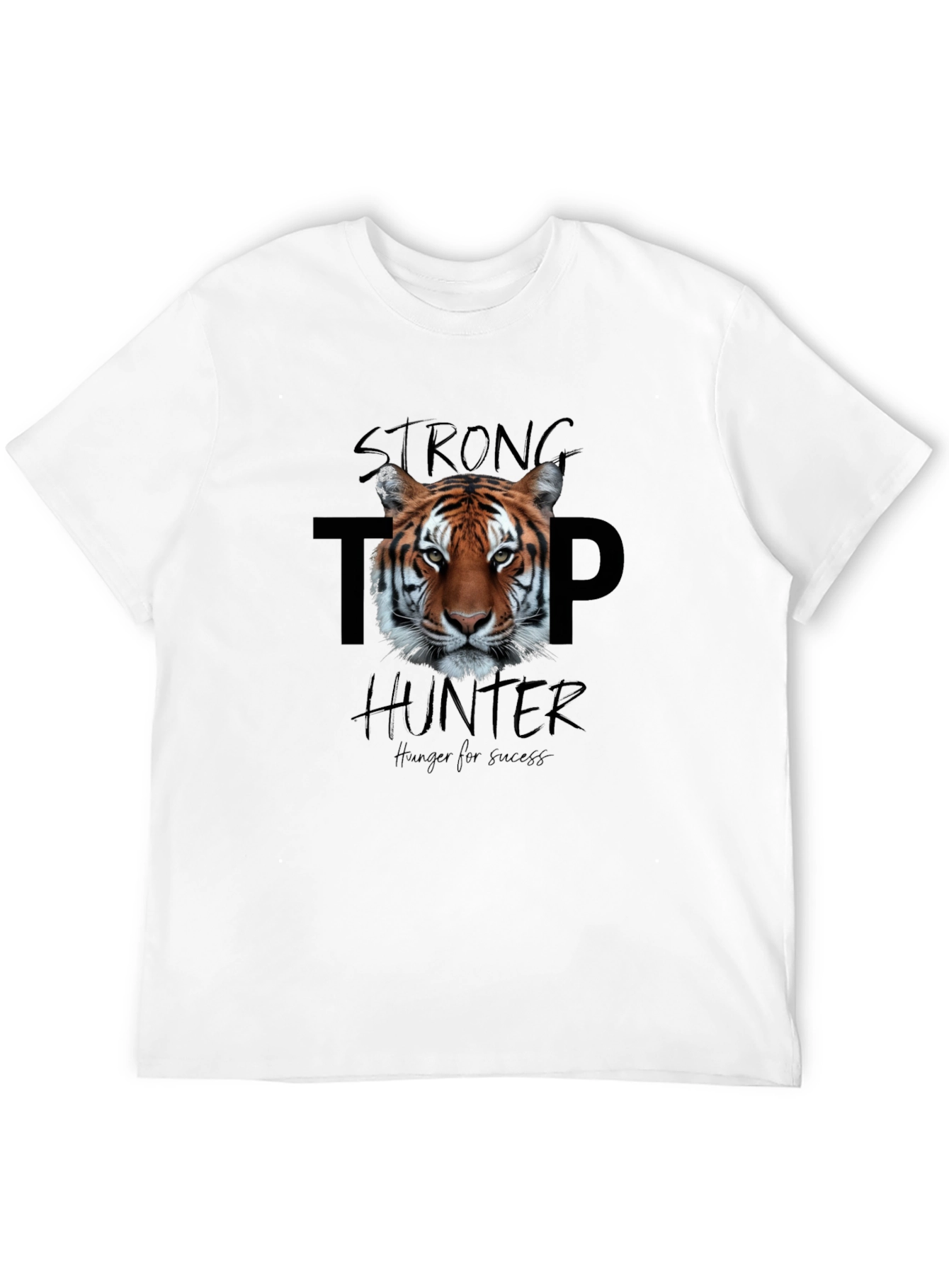 Strong Top Hunter Tiger Graphic T-Shirt