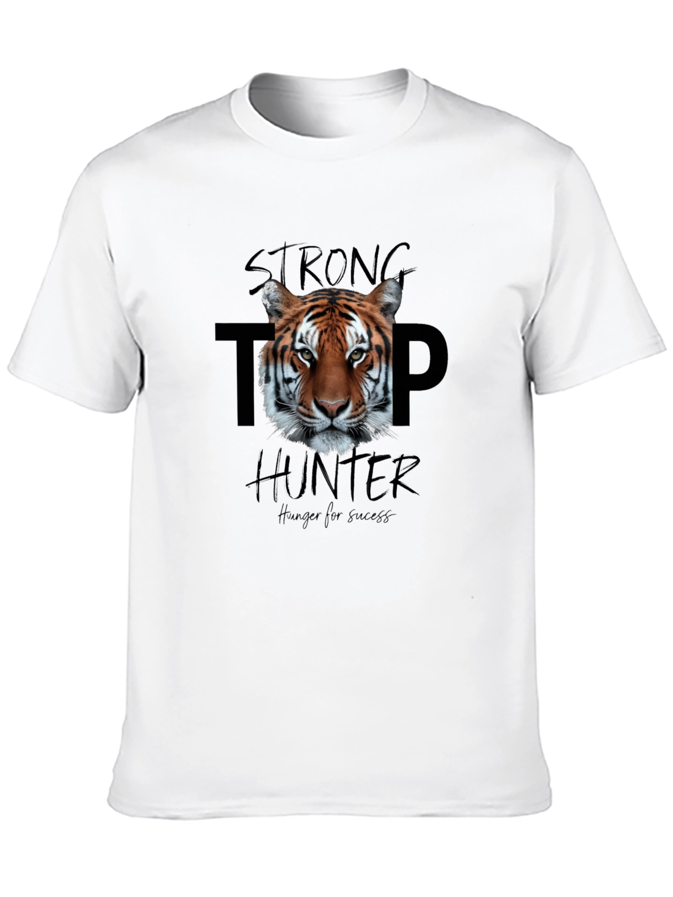 Strong Top Hunter Tiger Graphic T-Shirt