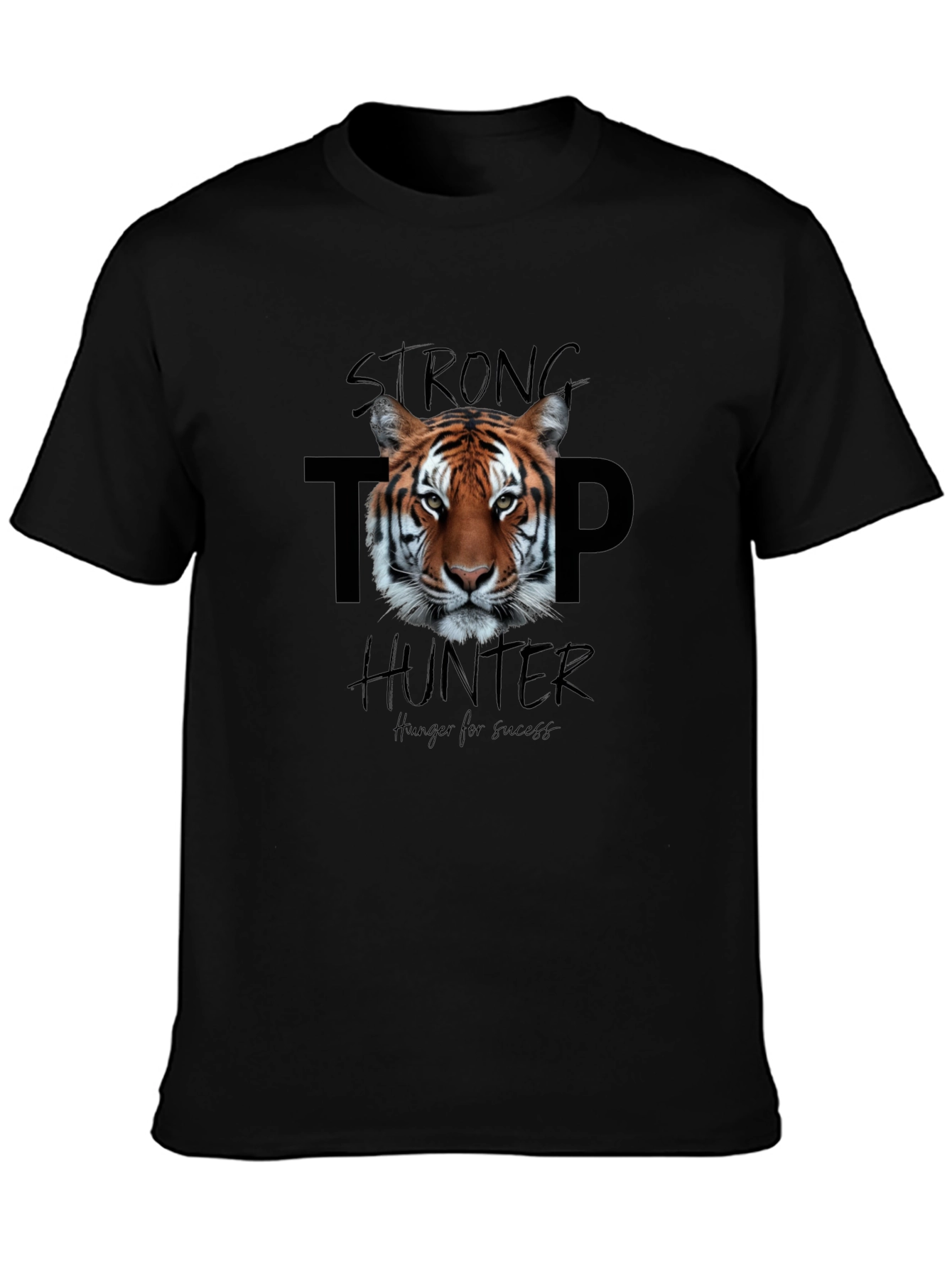 Strong Top Hunter Tiger Graphic T-Shirt