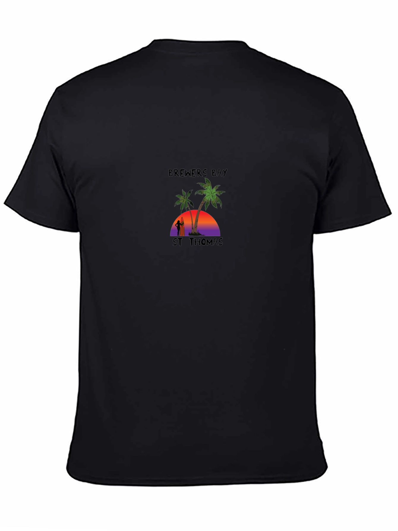 Brewers Bay St Thomas Black T-Shirt