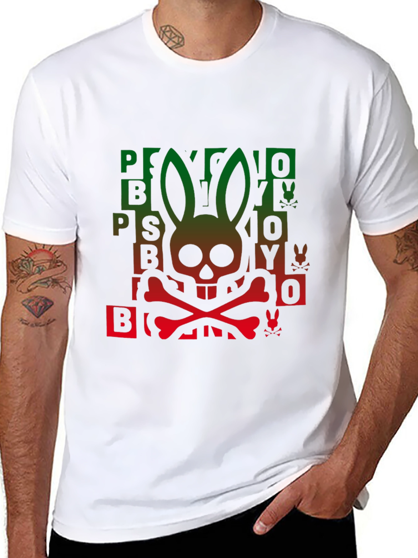 Psycho Bunny Skull Graphic T-Shirt