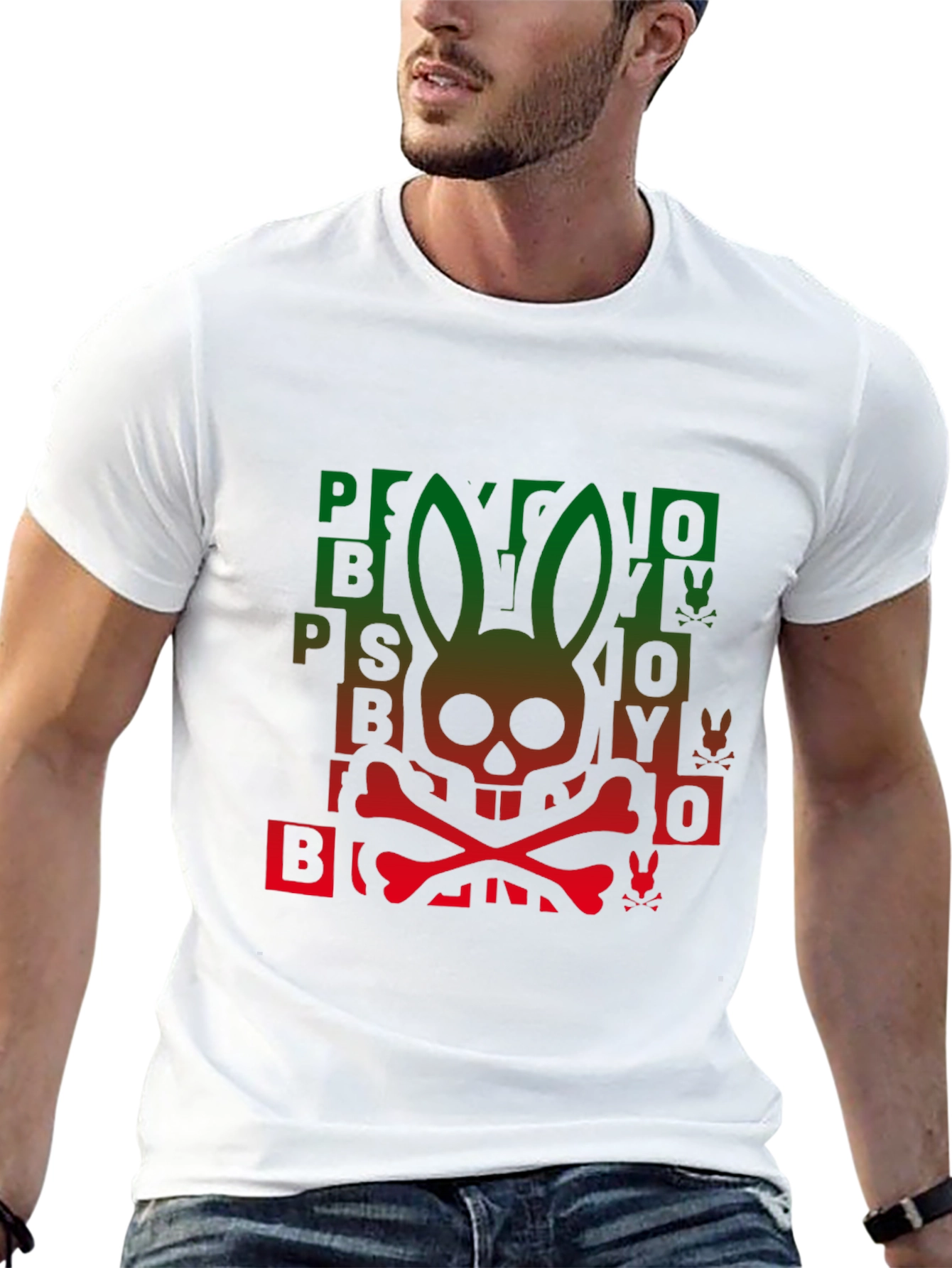 Psycho Bunny Skull Graphic T-Shirt