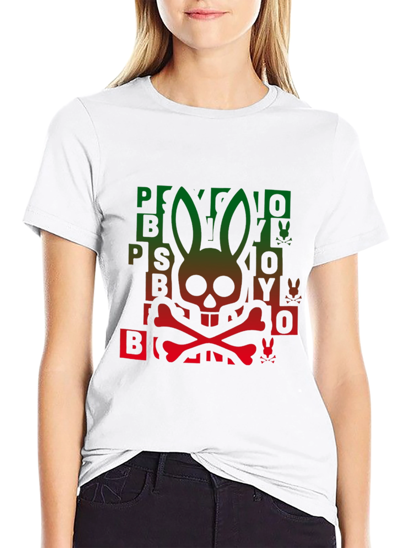 Psycho Bunny Skull Graphic T-Shirt