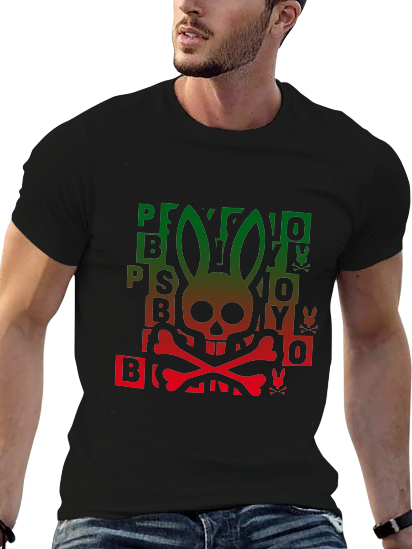 Psycho Bunny Skull Graphic T-Shirt