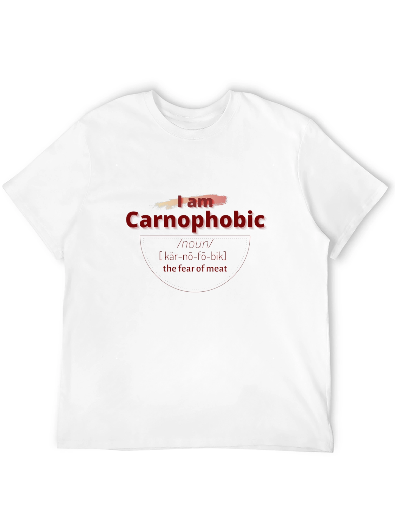 Carnophobic T-Shirt: Fear of Meat Graphic Tee