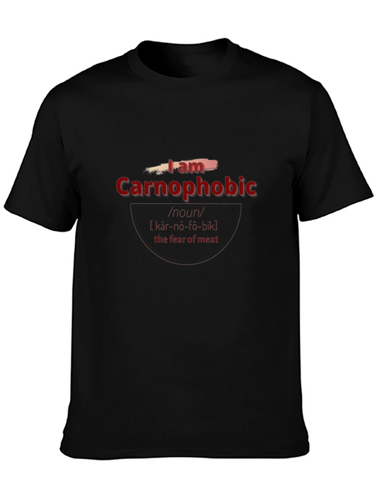 Carnophobic T-Shirt: Fear of Meat Graphic Tee