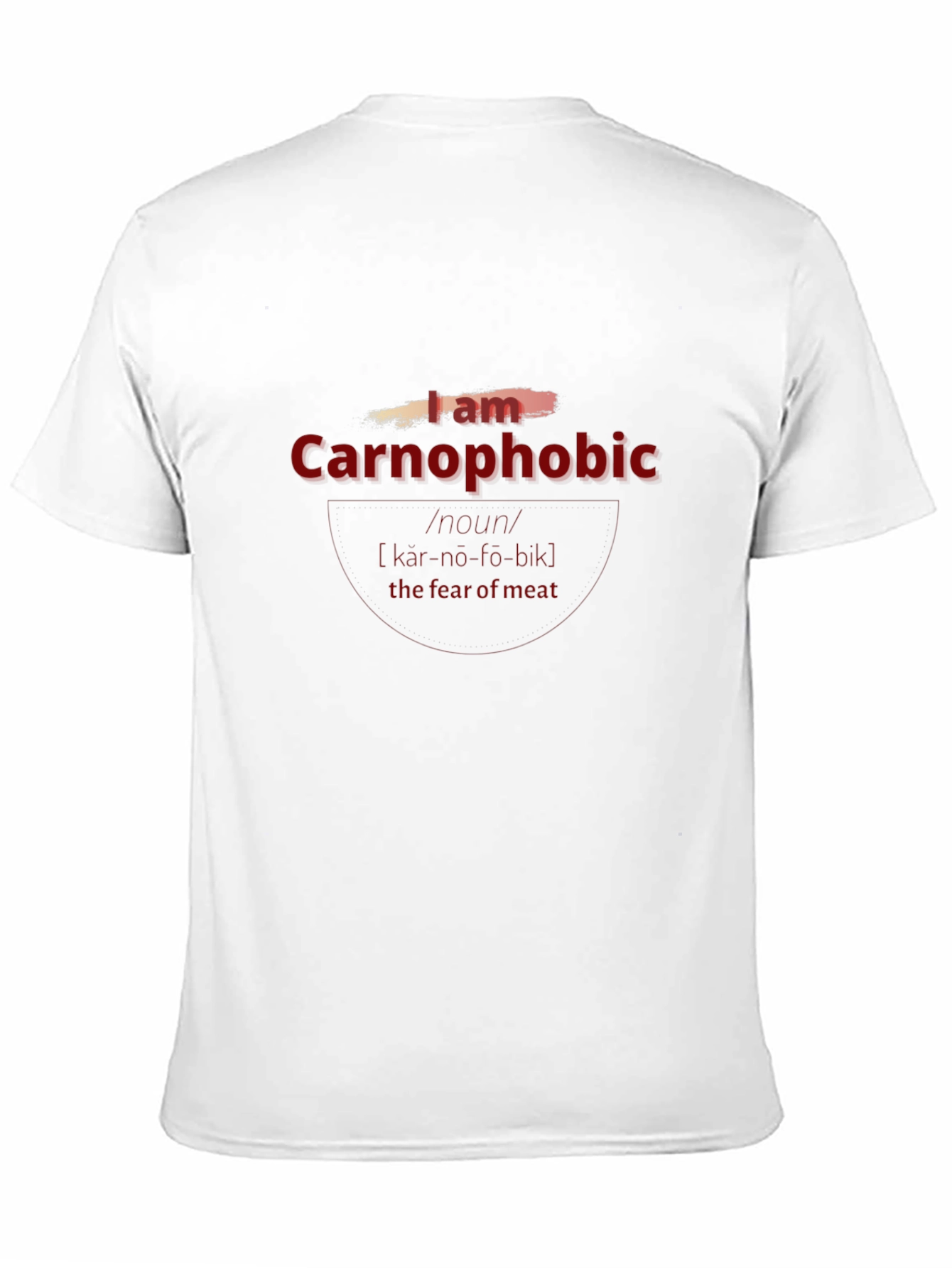 Carnophobic T-Shirt: Fear of Meat Graphic Tee