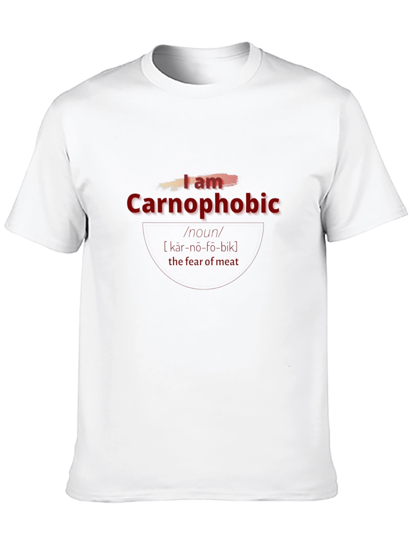 Carnophobic T-Shirt: Fear of Meat Graphic Tee