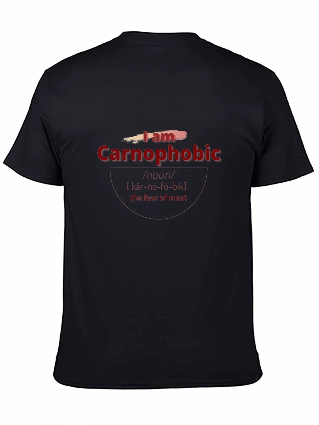 Carnophobic T-Shirt: Fear of Meat Graphic Tee
