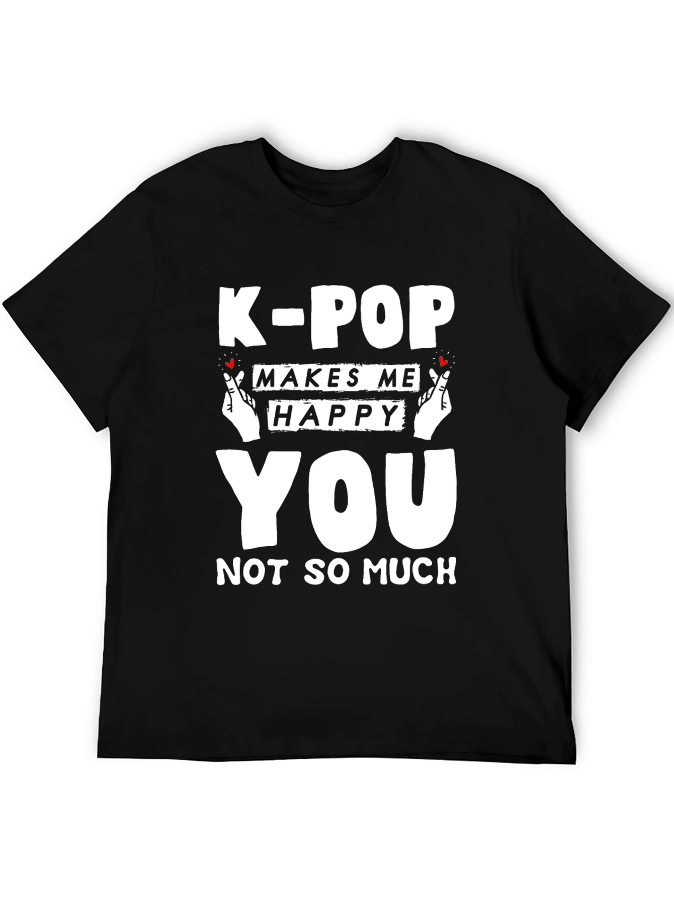 K-Pop Makes Me Happy Graphic Tee