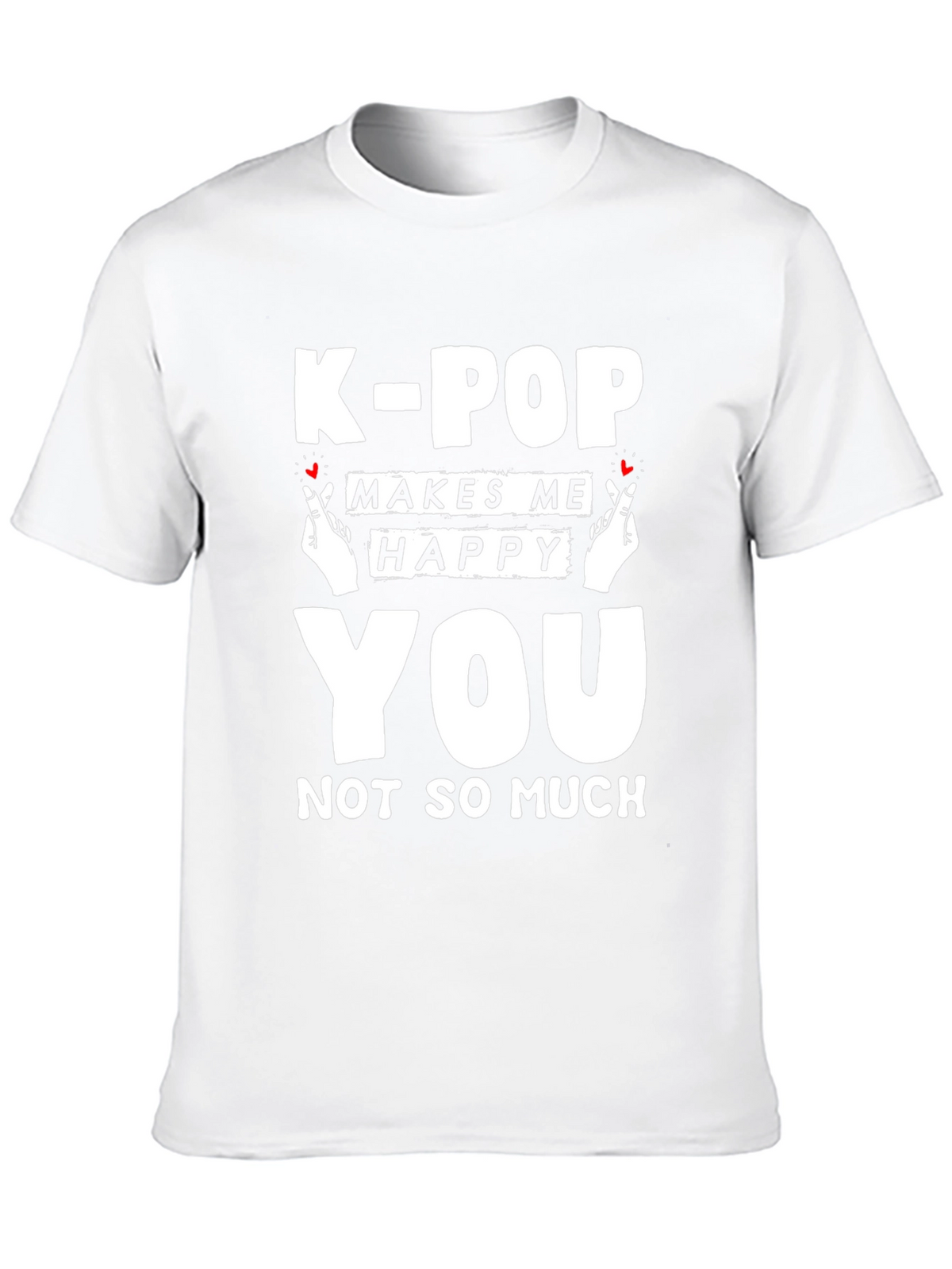 K-Pop Makes Me Happy Graphic Tee