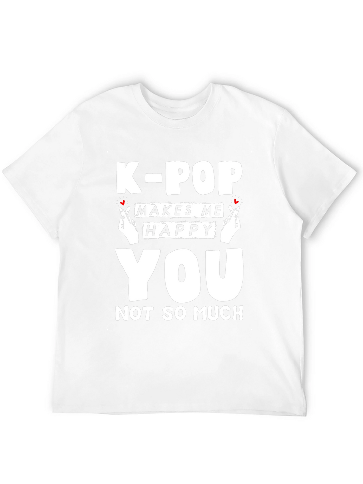 K-Pop Makes Me Happy Graphic Tee