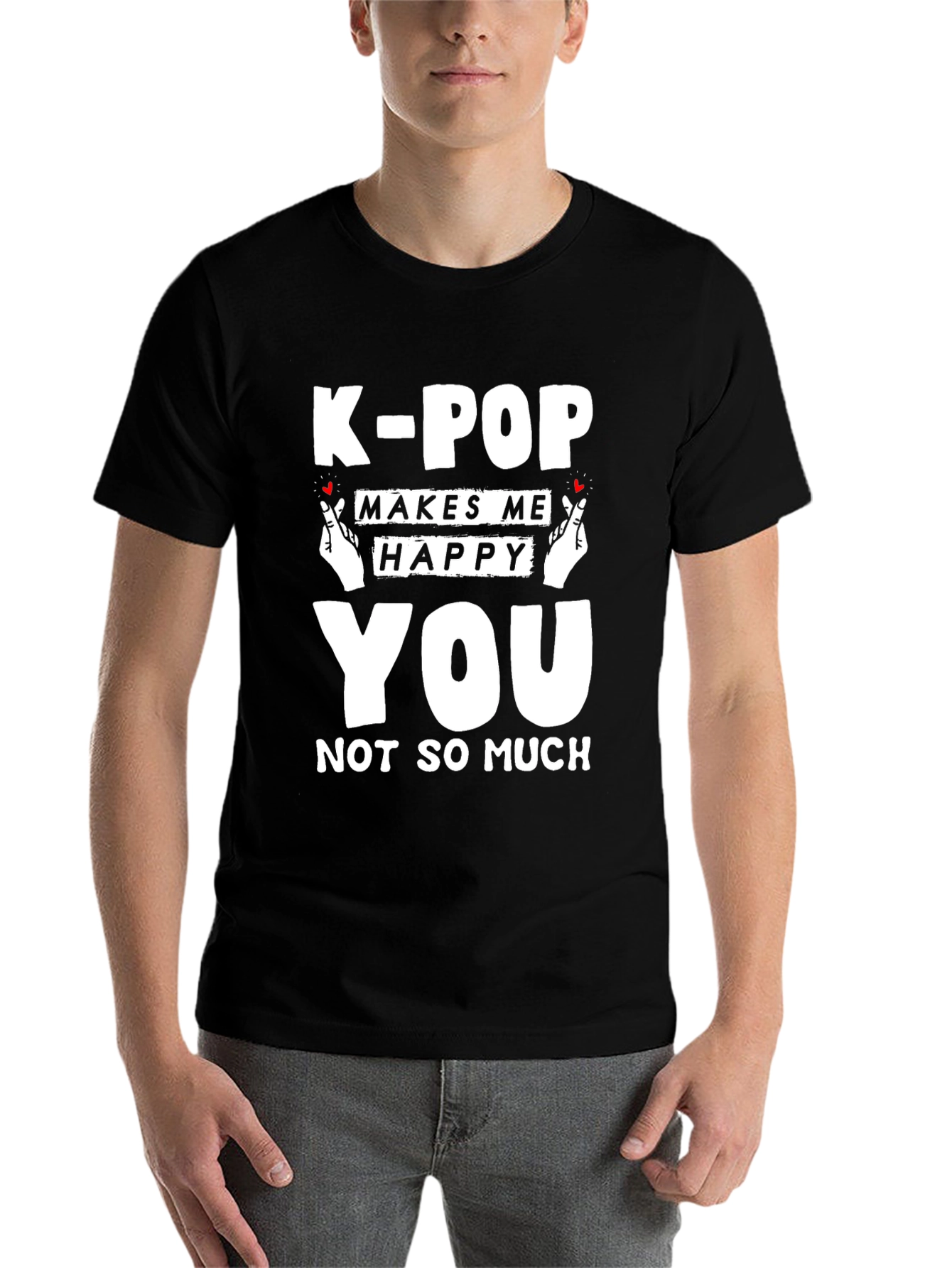 K-Pop Makes Me Happy Graphic Tee