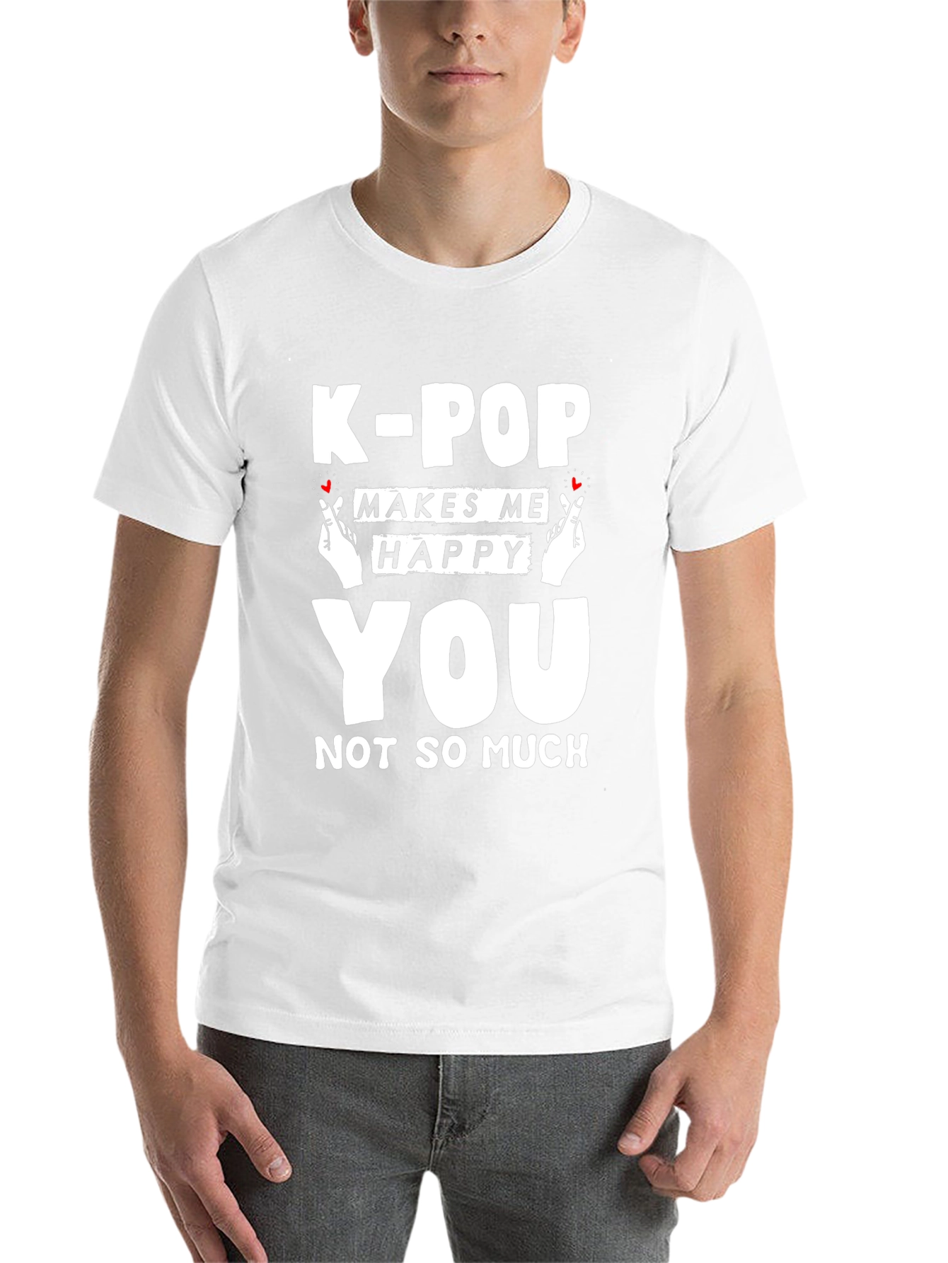 K-Pop Makes Me Happy Graphic Tee